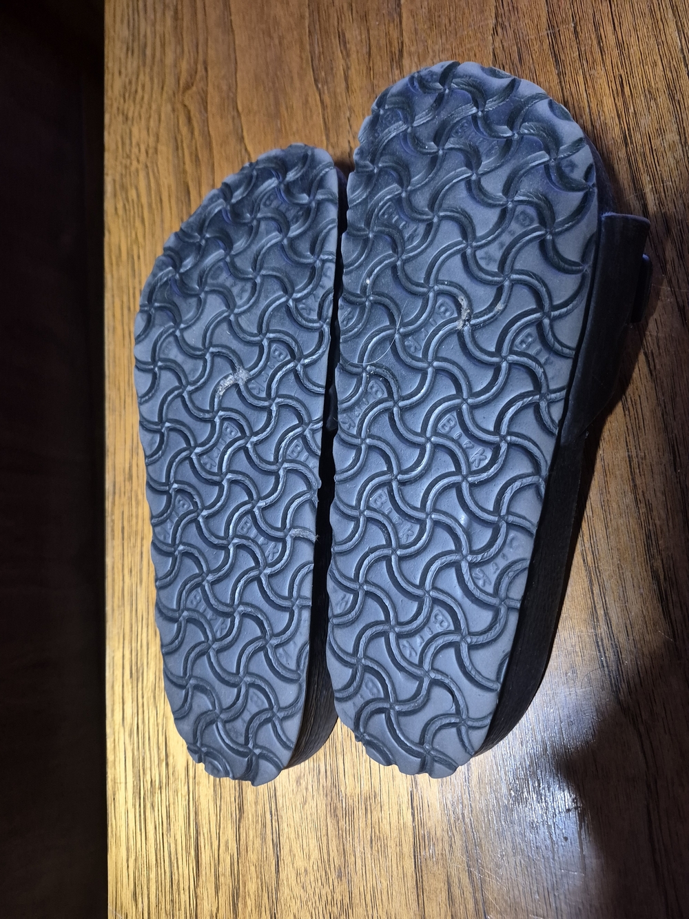 Birkenstock Black Single-Strap Slide Sandals with Buckle - Picture 3 of 4
